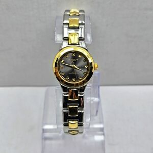 Womens Clique Quartz Watch Two Tone Water Resistant Japan Movt New Battery